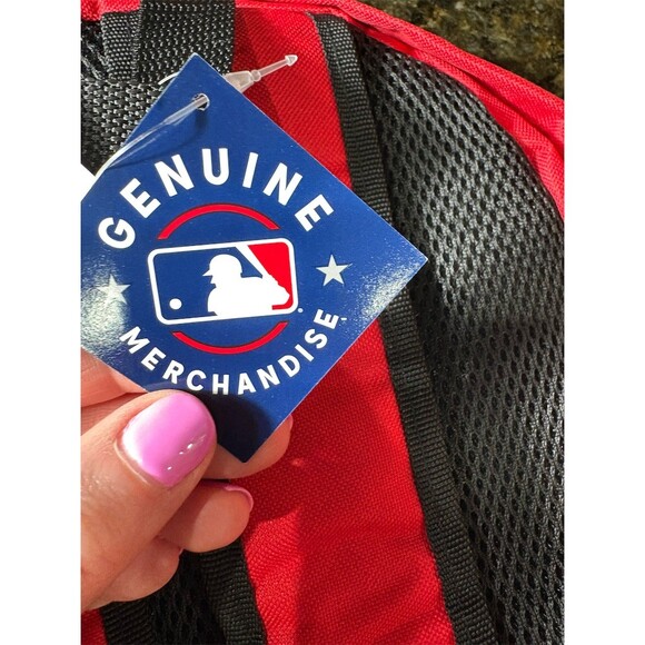 FOCO Philadelphia Phillies Backpack Unisex One Size Red White P Logo MLB - Picture 7 of 8